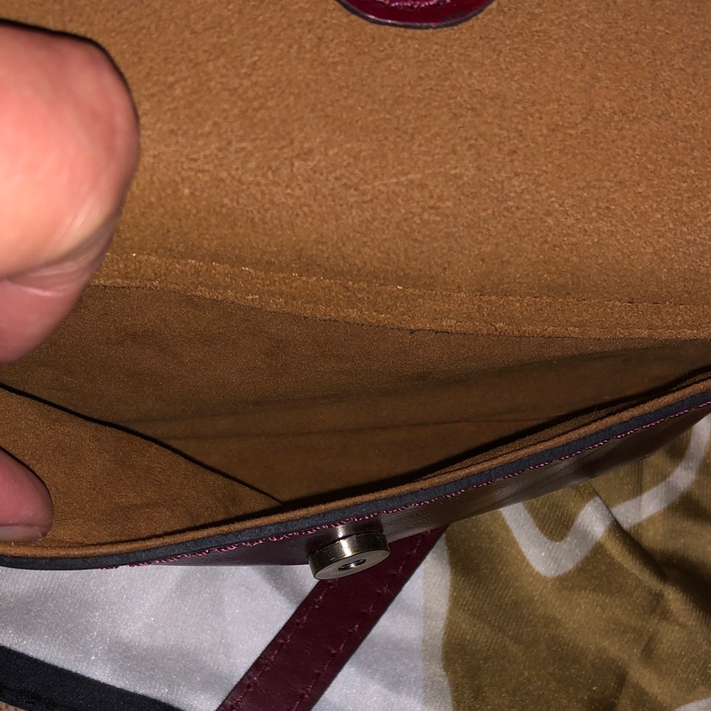 Patricia Nash Oxblood/Wine Leather Crossbody Bag - Picture 4 of 6